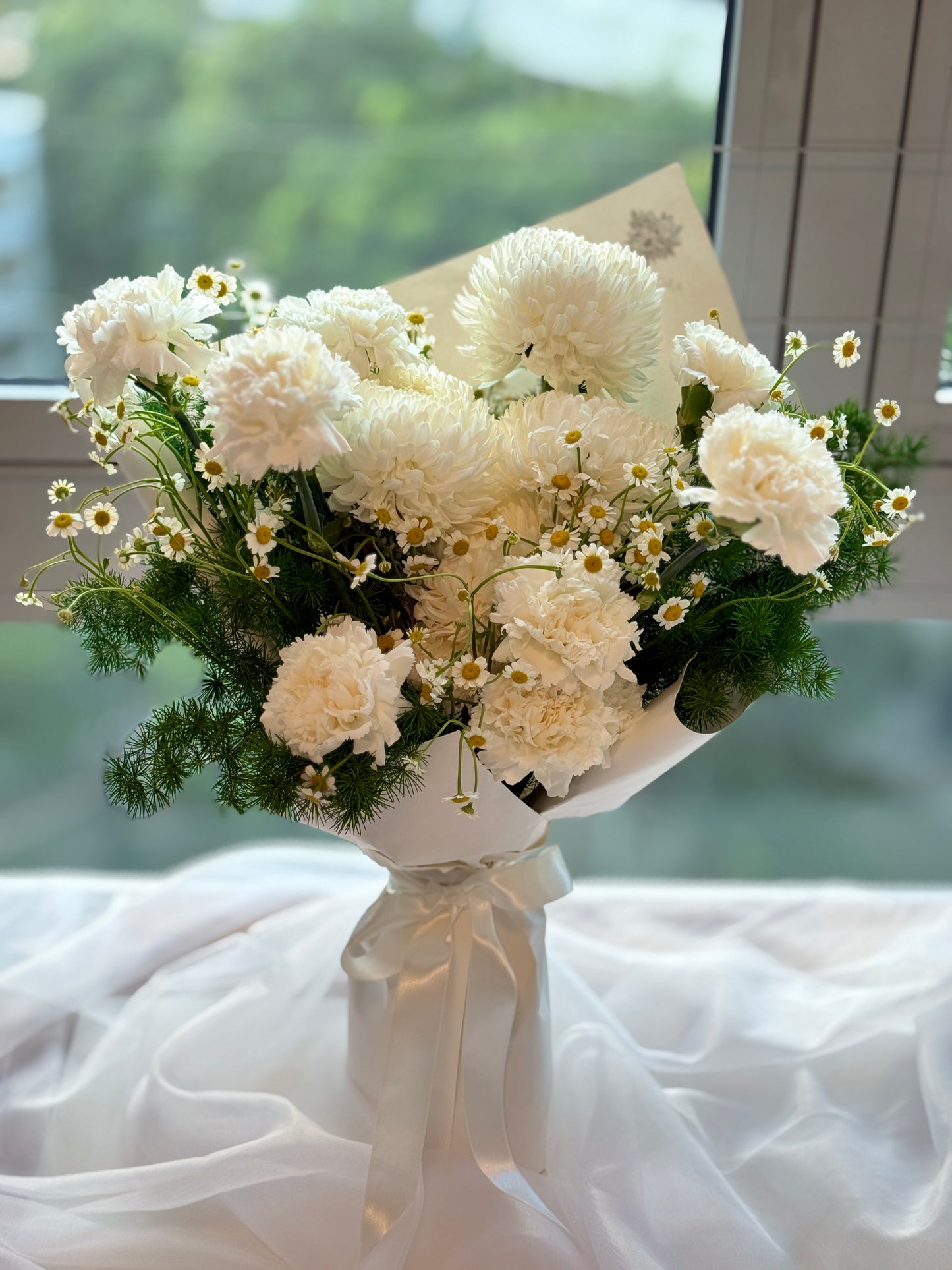 Tranquil Blooms Condolence Bouquet