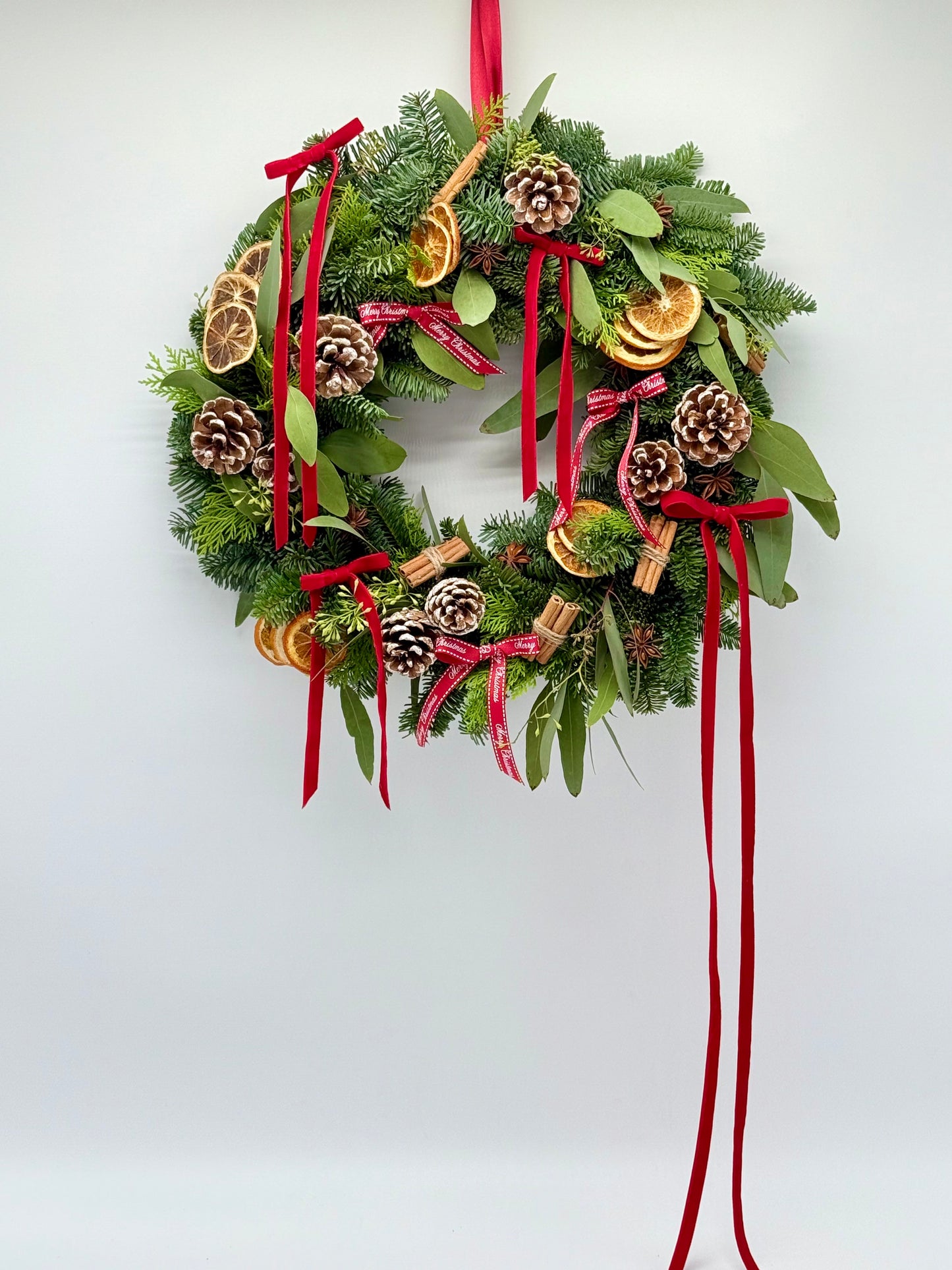 Festive Evergreen Christmas Wreath