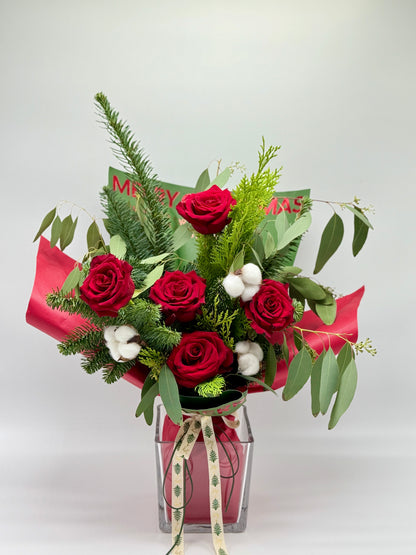 Crimson Noel Bouquet