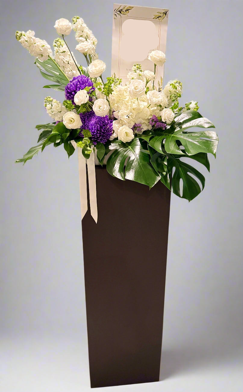 Peaceful Tribute Floral Stand